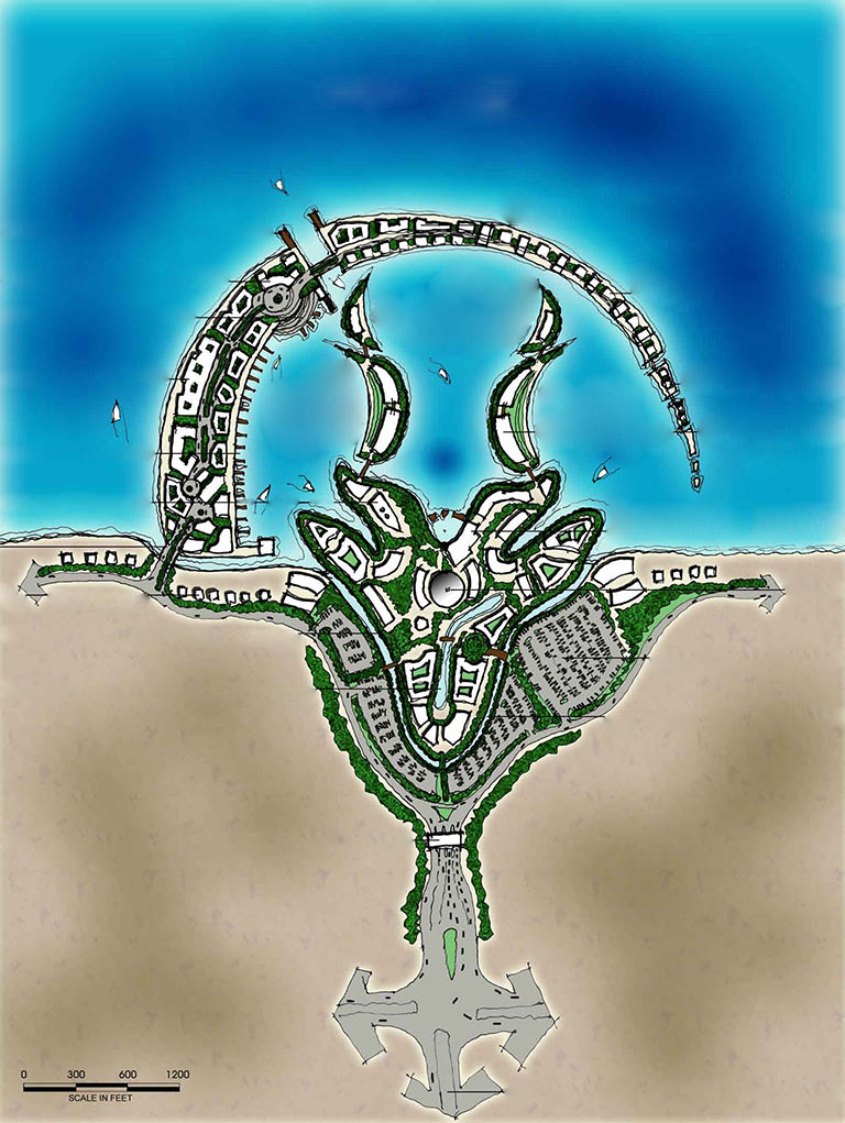 Humphreys Partners Architects Abu Dhabi Ecological Island Gazelle