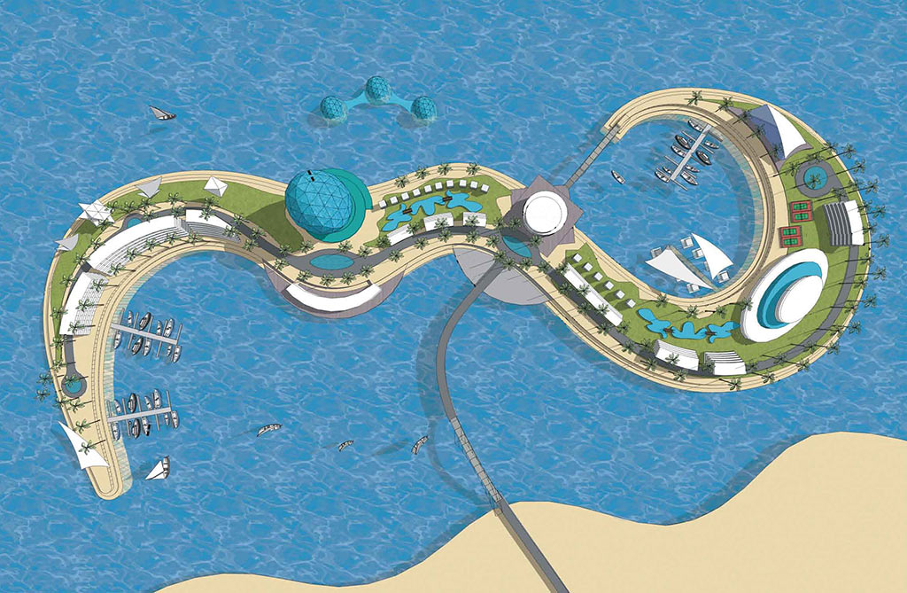 Humphreys Partners Architects Abu Dhabi Ecological Island Horn