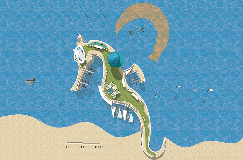 Humphreys Partners Architects Abu Dhabi Ecological Island Seahorse