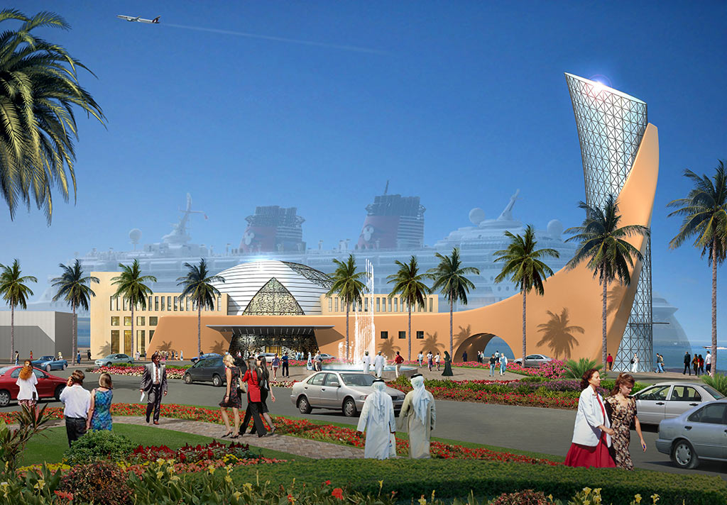Humphreys Partners Architects Qatar Rendering Terminal