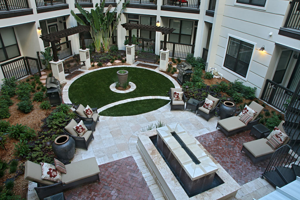 Humphreys Partners Architects Tortuga Pointe Courtyard